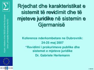 Koference nderkombetare ne Dubrovnik: 24-25 maj 2007