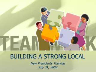 BUILDING A STRONG LOCAL