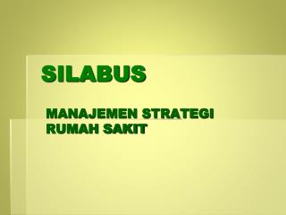 SILABUS