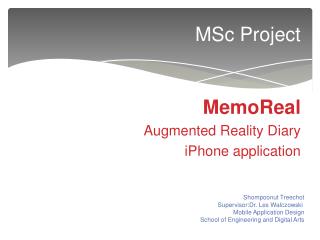 MSc Project