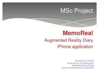 MSc Project