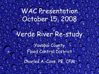 WAC Presentation October 15, 2008