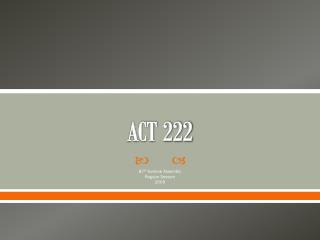 ACT 222