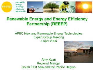 Renewable Energy and Energy Efficiency Partnership (REEEP)