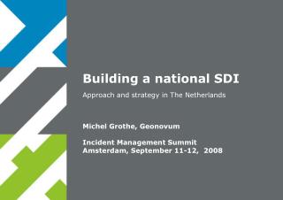 Building a national SDI