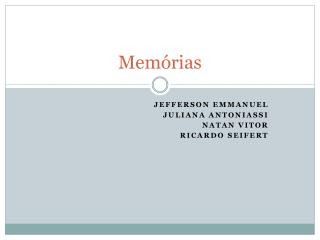 Memórias