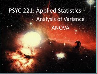 PSYC 221: Applied Statistics