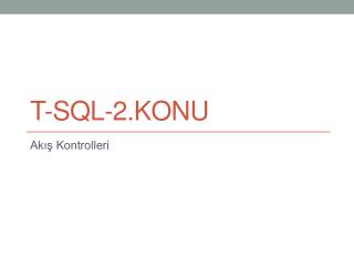 T-SQL-2.Konu