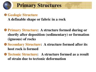 Primary Structures
