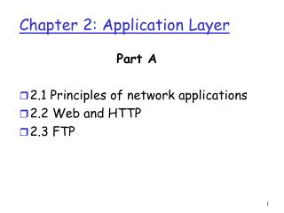 Chapter 2: Application Layer