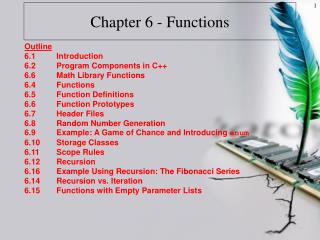 Chapter 6 - Functions