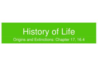 History of Life