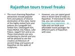 Rajasthan tours