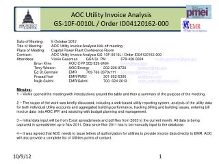 GSA Meter Installation