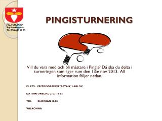 PINGISTURNERING