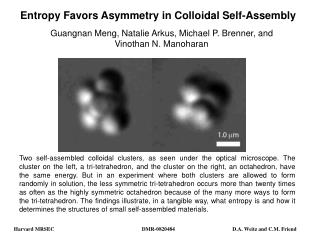 Entropy Favors Asymmetry in Colloidal Self-Assembly