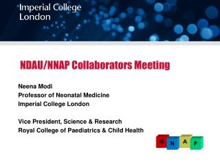NDAU/NNAP Collaborators Meeting