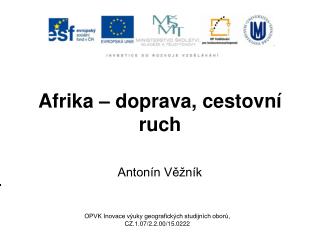 Afrika – doprava, cestovní ruch