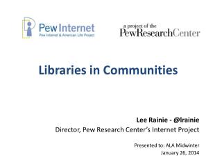 Libraries in Communities