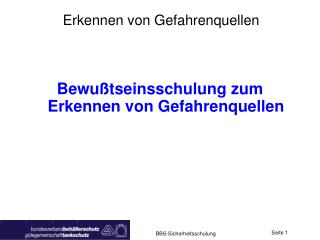 BBS-Sicherheitsschulung