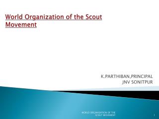 World Organization of the Scout Movement