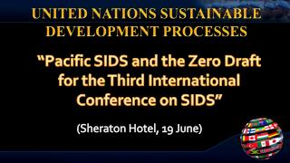 UNITED NATIONS SUSTAINABLE DEVELOPMENT PROCESSES