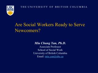 Are Social Workers Ready to Serve Newcomers?