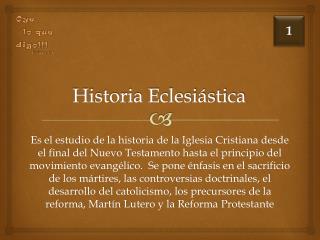 Historia Eclesiástica