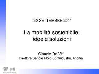 30 SETTEMBRE 2011