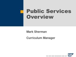 Public Services Overview