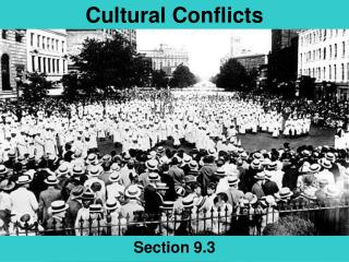 Cultural Conflicts