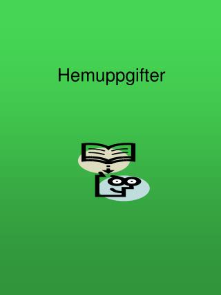 Hemuppgifter