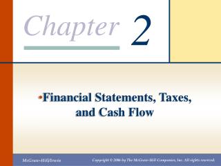 Financial Statements, Taxes, and Cash Flow