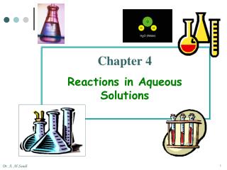 Chapter 4 Reactions in Aqueous Solutions