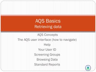 AQS Basics Retrieving data