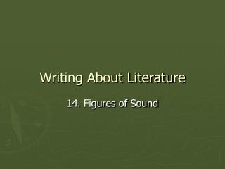 Writing About Literature