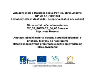 Příchod Slovanů