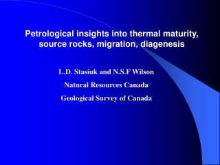 Petrological insights into thermal maturity, source rocks, migration, diagenesis