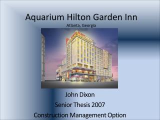 Aquarium Hilton Garden Inn Atlanta, Georgia