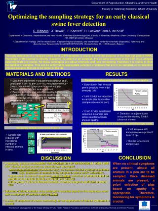 Optimizing the sampling strategy for an early classical swine fever detection