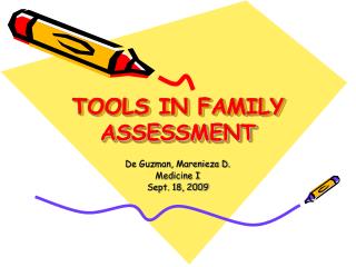 TOOLS IN FAMILY ASSESSMENT