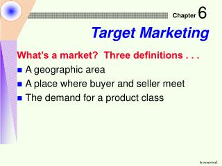 Target Marketing