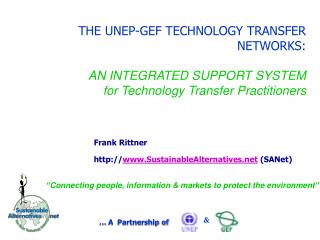 Frank Rittner SustainableAlternatives (SANet)