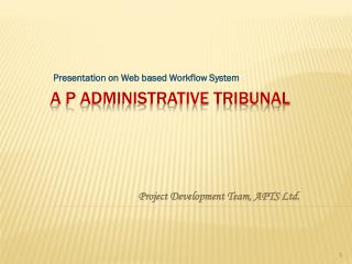 A p administrative tribunal