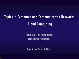 Sept 8. and Sept.10, 2009