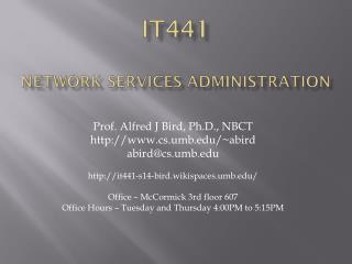 IT441 Network Services Administration