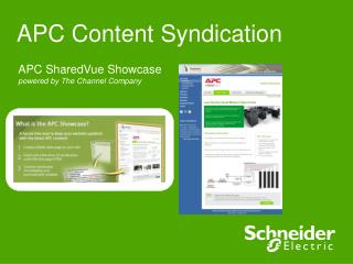 APC Content Syndication