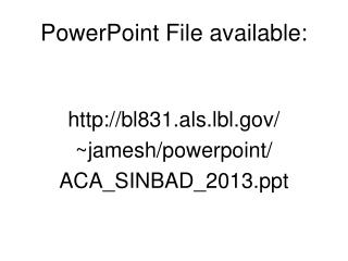 PowerPoint File available: