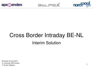 Cross Border Intraday BE-NL