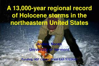 A 13,000-year regional record of Holocene storms in the northeastern United States